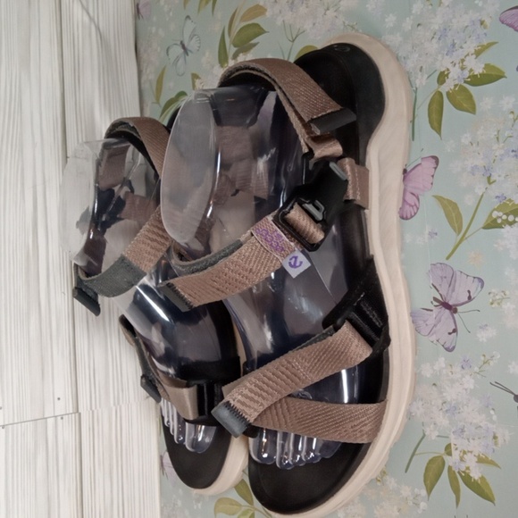 Ecco Exowrap 3S Sandals 3 Strap Closure Hiking Waterproof Womens 9-9.5 - Picture 4 of 7